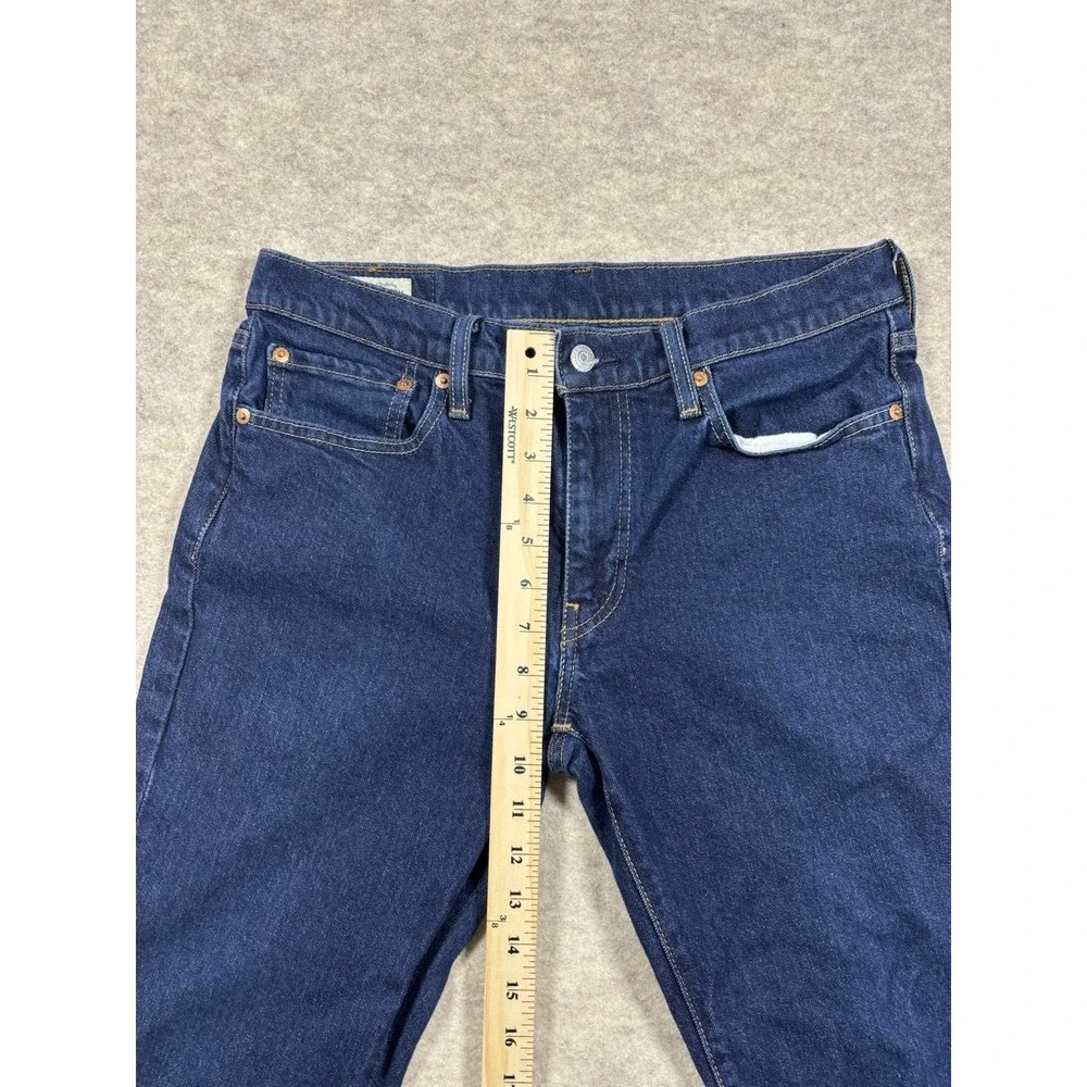 Levis 511 Slim Fit Jeans Mens 32x30 Dark Indigo Blue Denim Straight Leg Pants